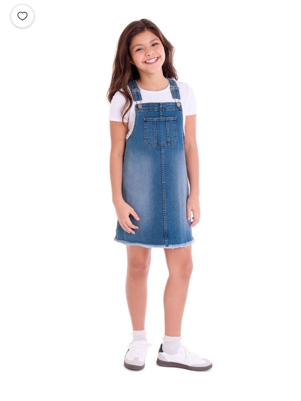 Jordache Blue Denim Pinafore Dress for Girls